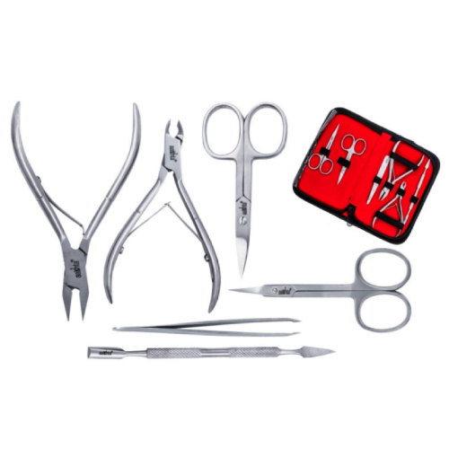 kit podologico de acero inoxidable