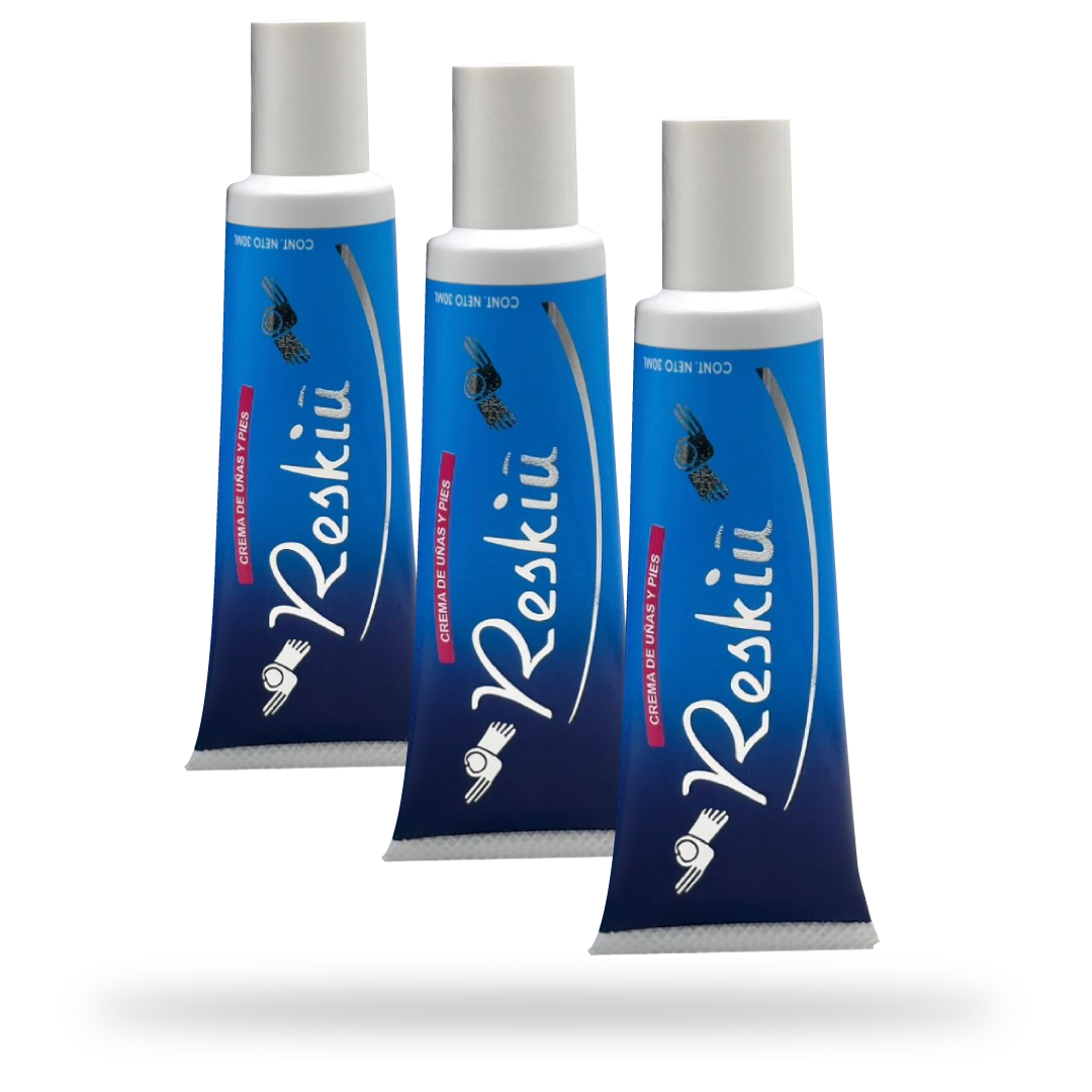 crema antihongos - Paquete de Reskiu con 3 piezas