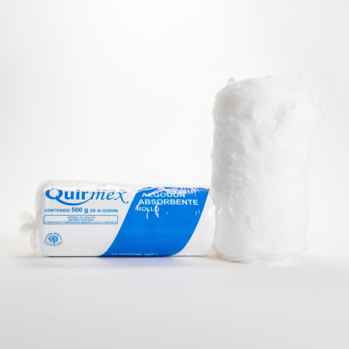 rollo de algodon quirmex de 500g